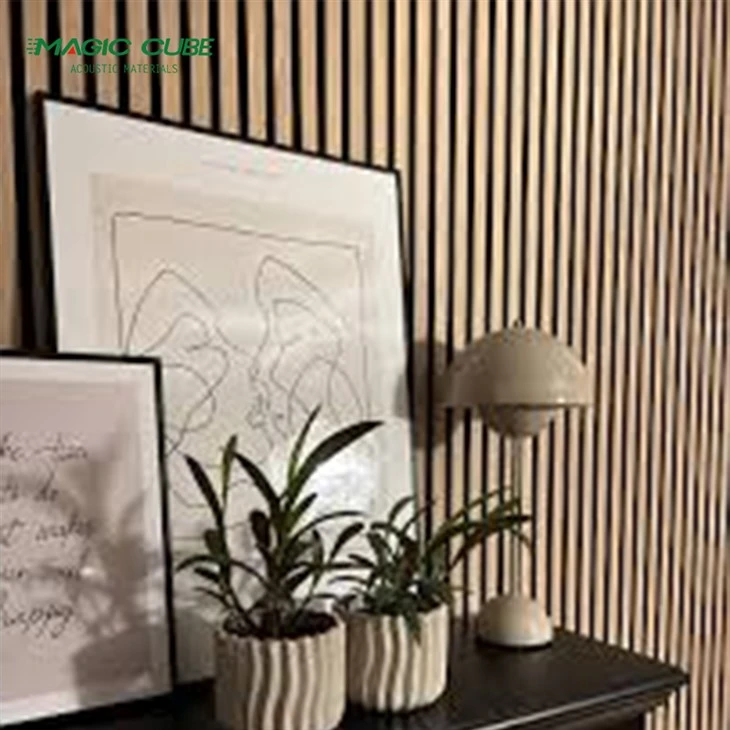 Soundproof Wood Slat Acoustic Panel
